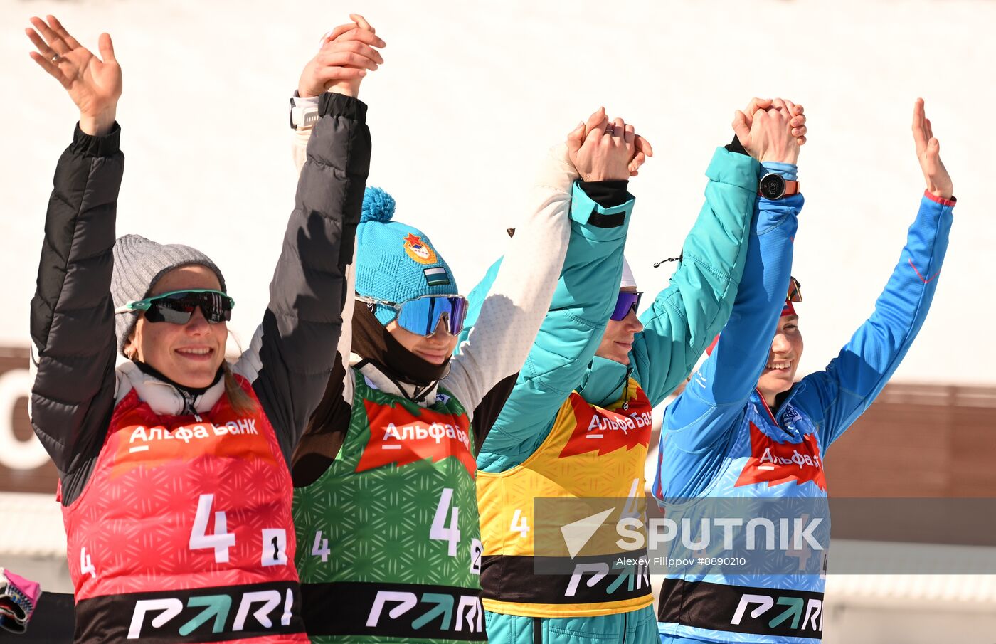 Russia Biathlon Championships Women Relay