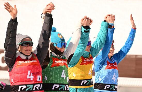 Russia Biathlon Championships Women Relay