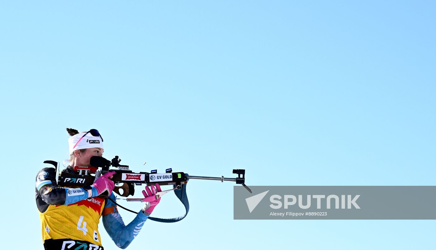 Russia Biathlon Championships Women Relay