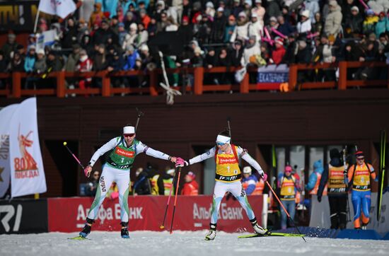Russia Biathlon Championships Women Relay