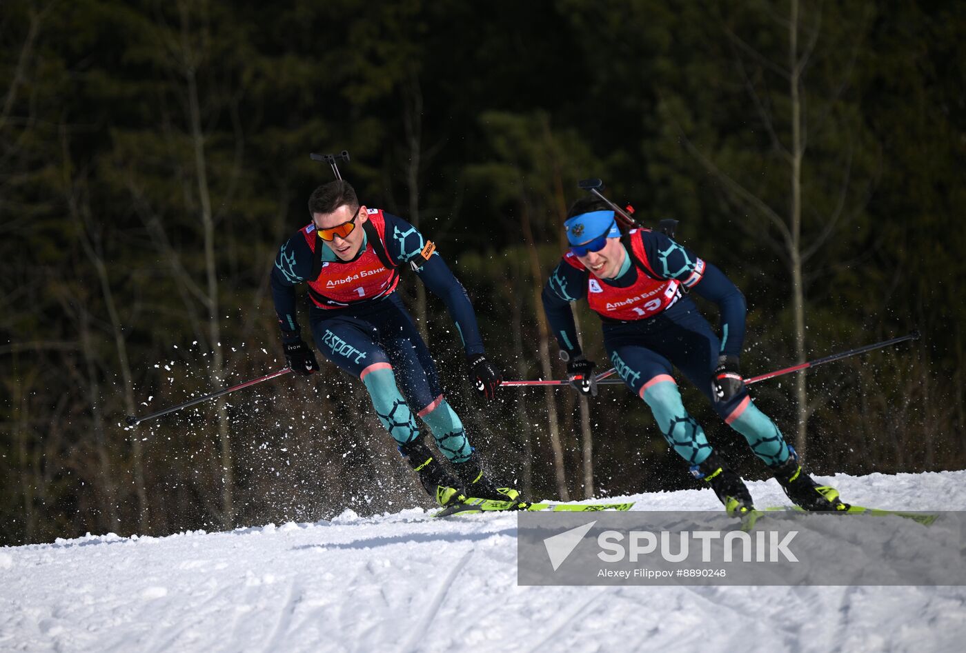 Russia Biathlon Championships Men Relay