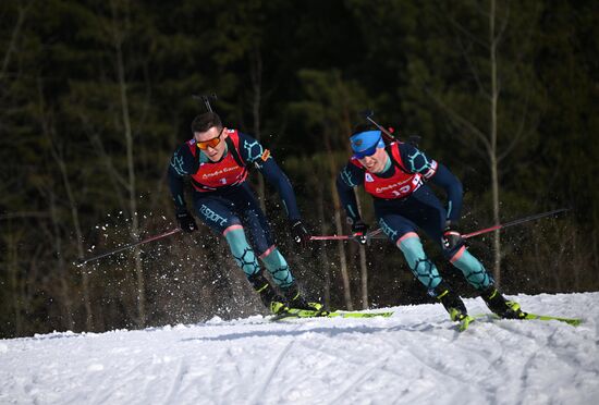 Russia Biathlon Championships Men Relay