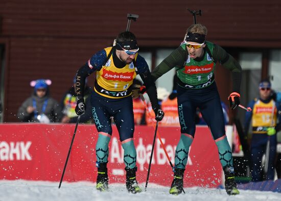 Russia Biathlon Championships Men Relay