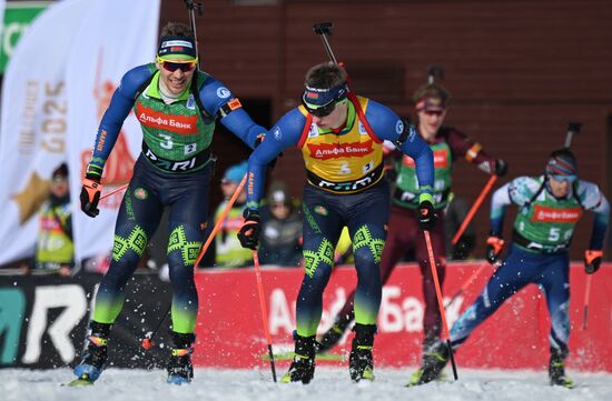 Russia Biathlon Championships Men Relay