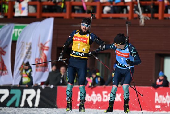 Russia Biathlon Championships Men Relay