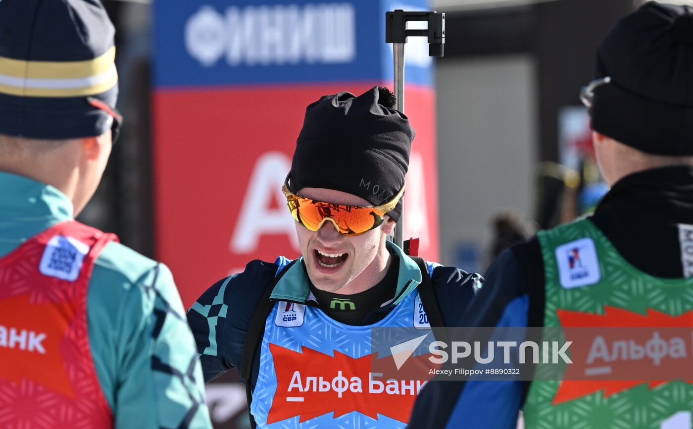 Russia Biathlon Championships Men Relay