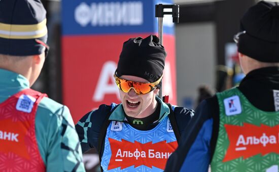 Russia Biathlon Championships Men Relay