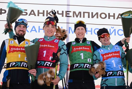 Russia Biathlon Championships Men Relay