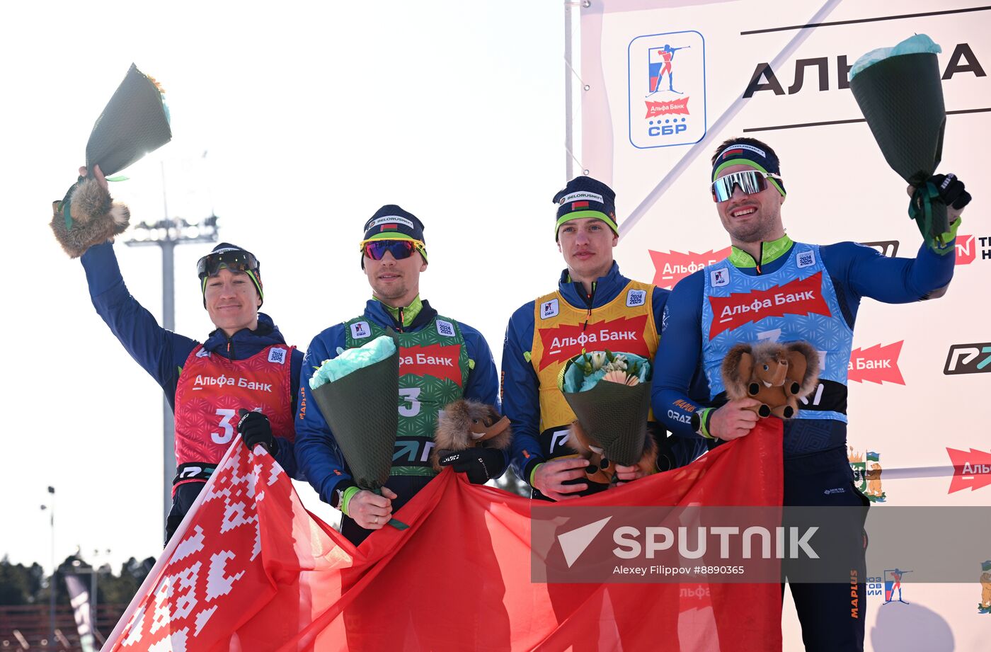 Russia Biathlon Championships Men Relay