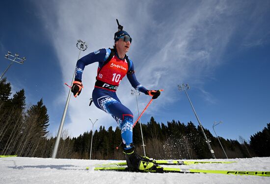 Russia Biathlon Championships Men Relay