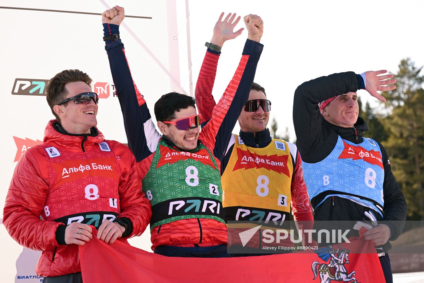 Russia Biathlon Championships Men Relay