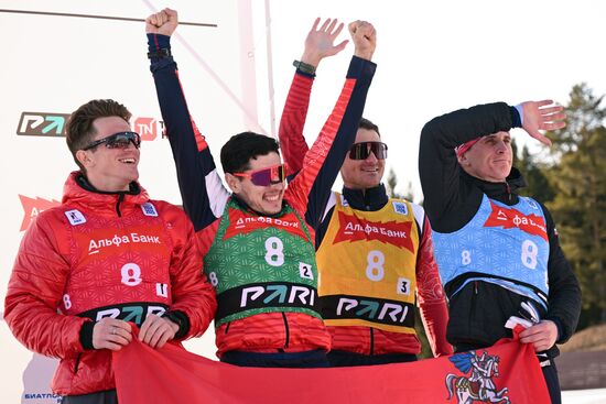 Russia Biathlon Championships Men Relay