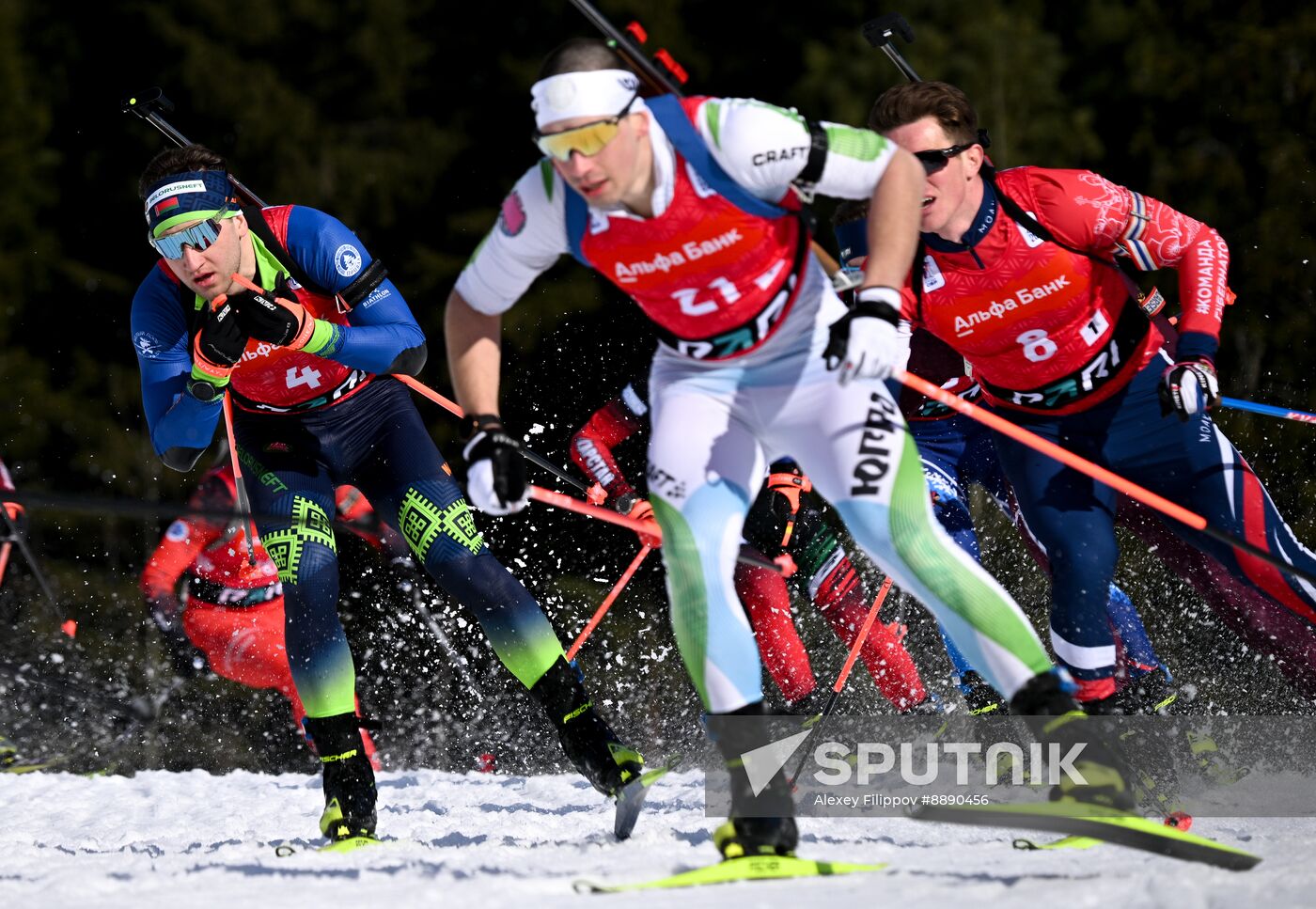 Russia Biathlon Championships Men Relay