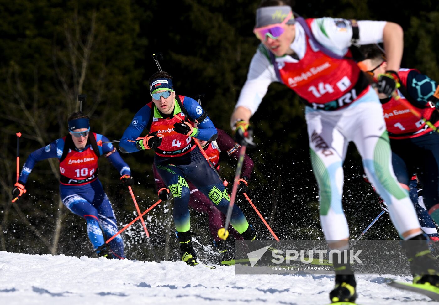 Russia Biathlon Championships Men Relay