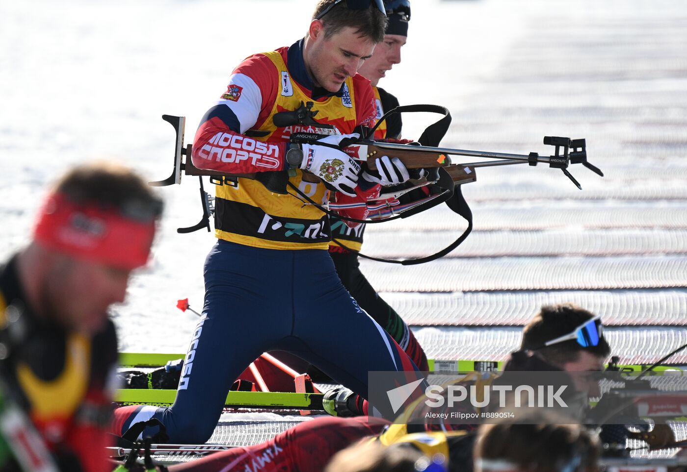 Russia Biathlon Championships Men Relay