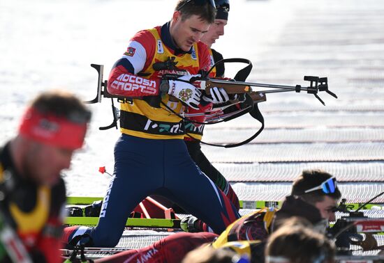 Russia Biathlon Championships Men Relay