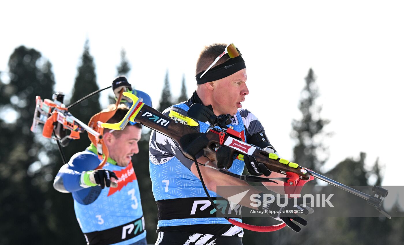 Russia Biathlon Championships Men Relay
