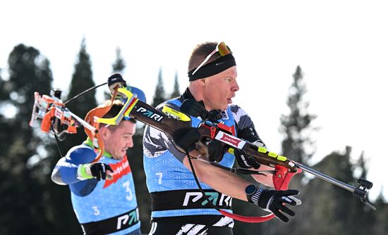 Russia Biathlon Championships Men Relay
