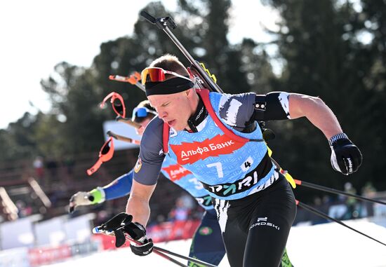 Russia Biathlon Championships Men Relay