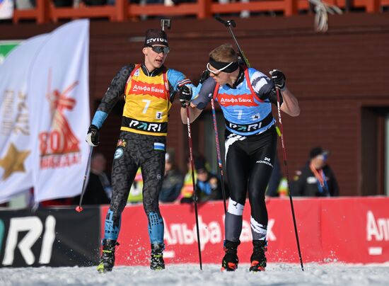 Russia Biathlon Championships Men Relay