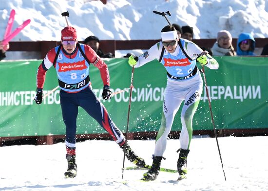 Russia Biathlon Championships Men Relay
