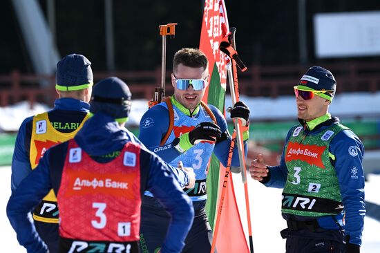 Russia Biathlon Championships Men Relay