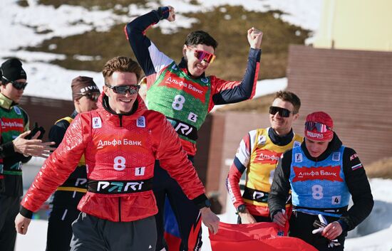 Russia Biathlon Championships Men Relay