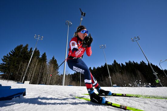 Russia Biathlon Championships Women Relay