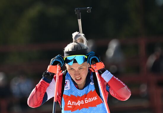 Russia Biathlon Championships Women Relay