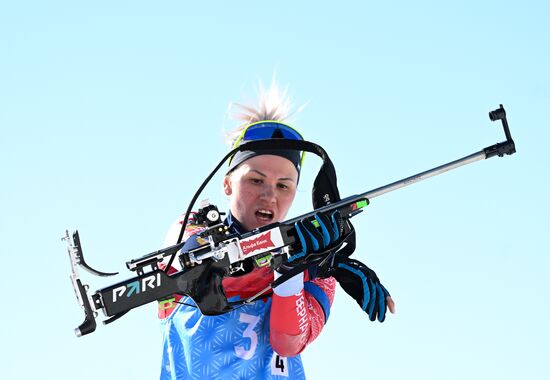 Russia Biathlon Championships Women Relay