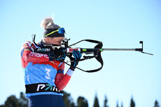 Russia Biathlon Championships Women Relay