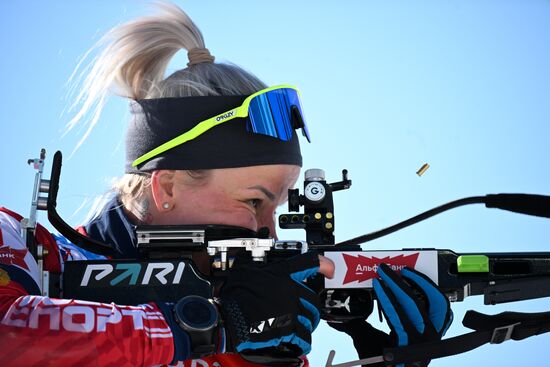 Russia Biathlon Championships Women Relay