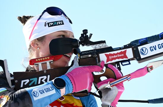 Russia Biathlon Championships Women Relay