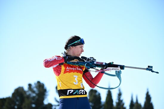 Russia Biathlon Championships Women Relay