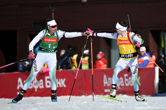 Russia Biathlon Championships Women Relay