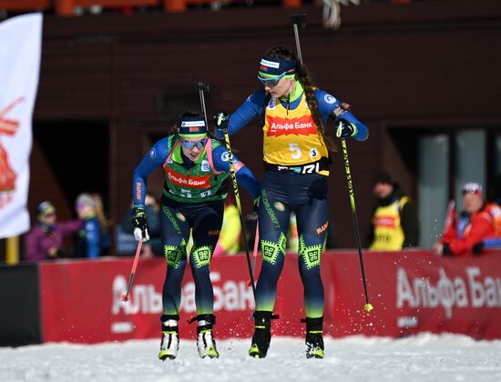 Russia Biathlon Championships Women Relay