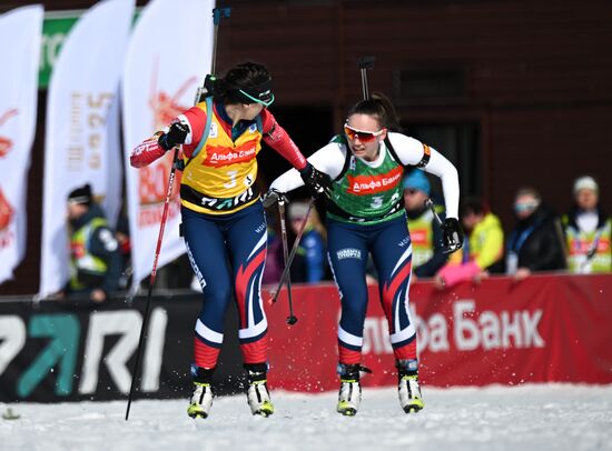Russia Biathlon Championships Women Relay