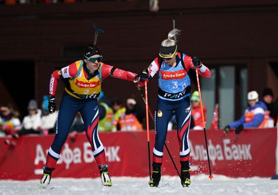 Russia Biathlon Championships Women Relay