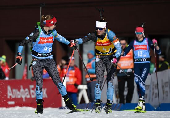 Russia Biathlon Championships Women Relay