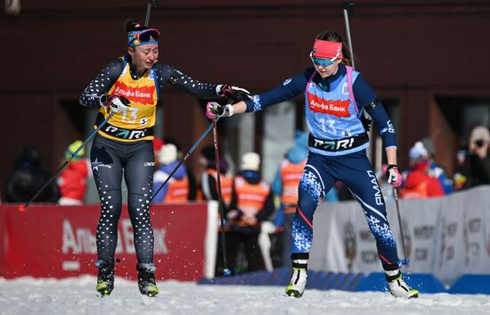 Russia Biathlon Championships Women Relay