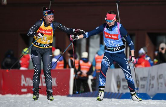 Russia Biathlon Championships Women Relay
