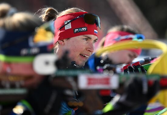Russia Biathlon Championships Women Relay