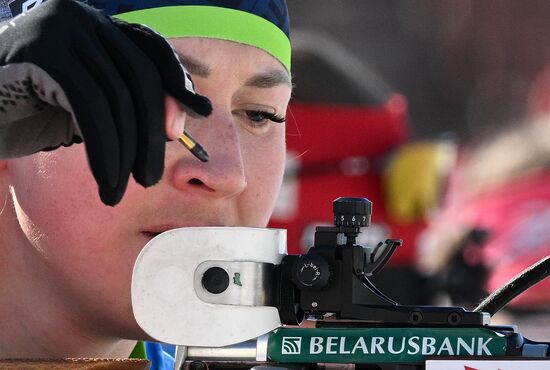 Russia Biathlon Championships Women Relay