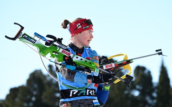 Russia Biathlon Championships Women Relay