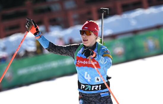 Russia Biathlon Championships Women Relay