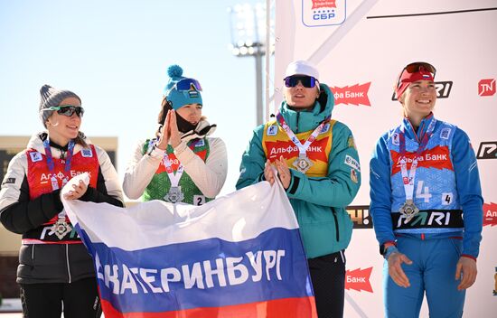 Russia Biathlon Championships Women Relay