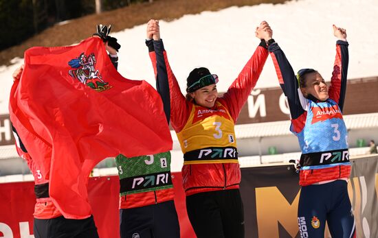 Russia Biathlon Championships Women Relay