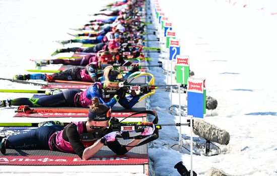 Russia Biathlon Championships Women Mass Start