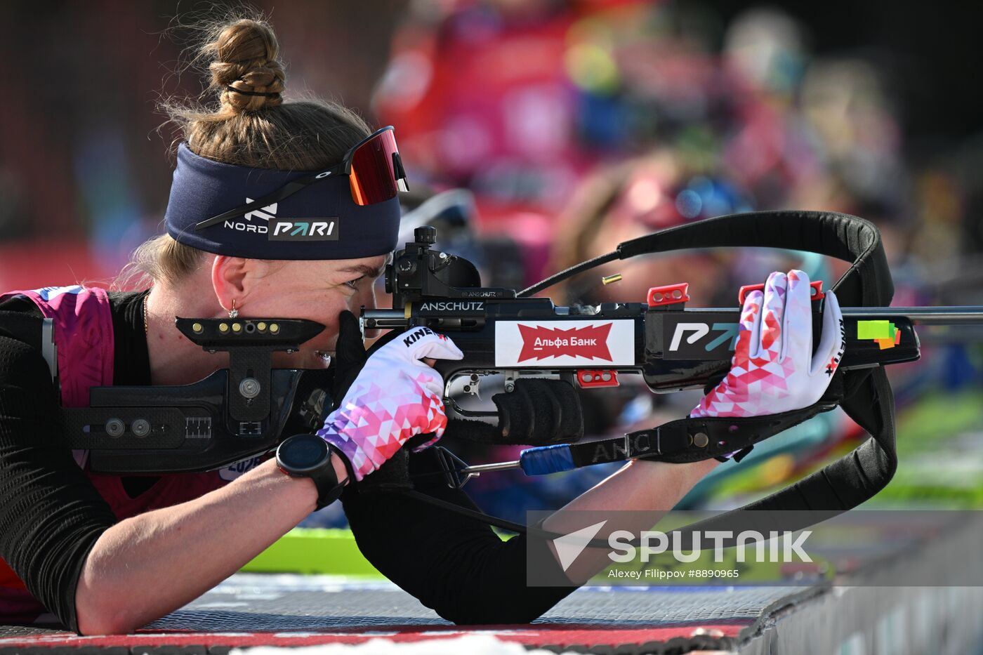 Russia Biathlon Championships Women Mass Start