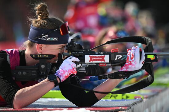 Russia Biathlon Championships Women Mass Start